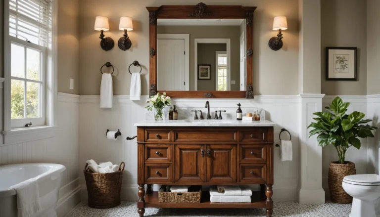 ancien meuble salle de bain