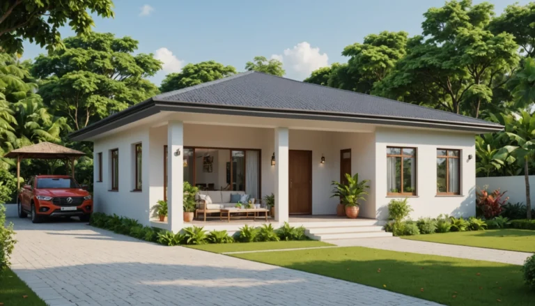 plan de bungalow de 200 m²
