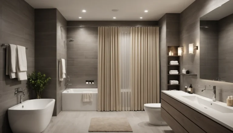 rideau de douche pour baignoire sans percer