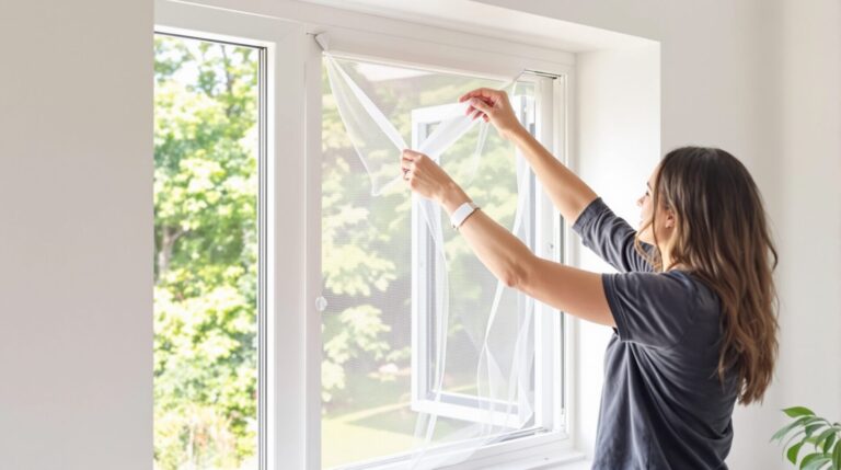 comment mettre une moustiquaire sur une fenêtre