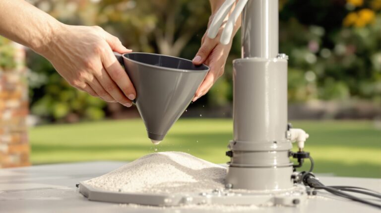 comment remplir de sable un pied de parasol