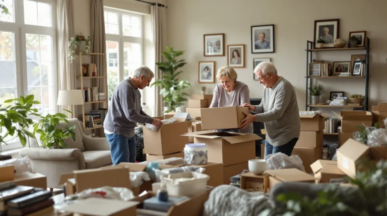 vider maison après départ en maison de retraite