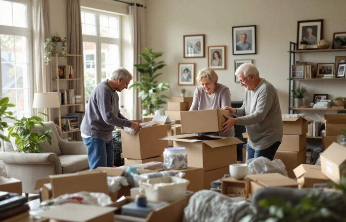 vider maison après départ en maison de retraite