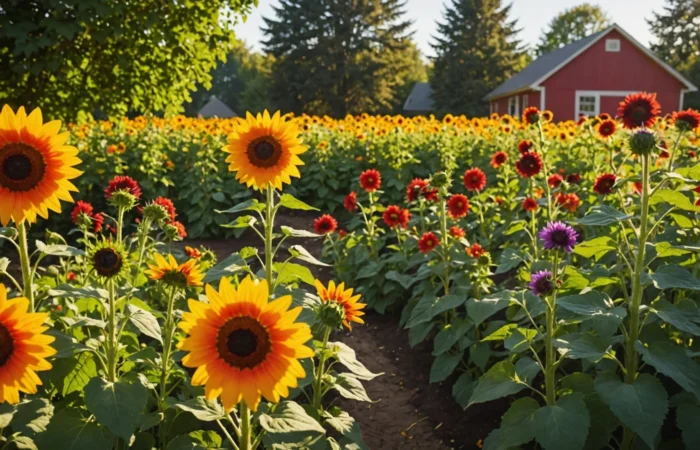 fleurs pour emplacement ensoleillé