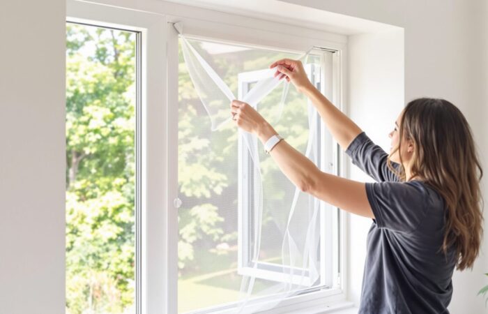 comment mettre une moustiquaire sur une fenêtre