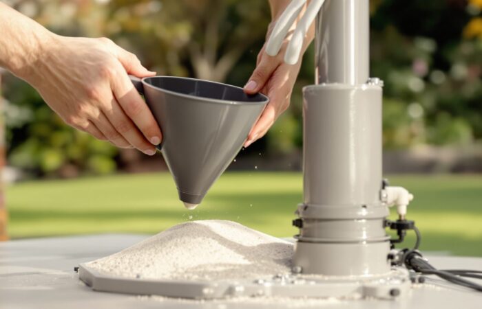 comment remplir de sable un pied de parasol