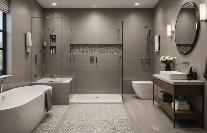 carrelage dans une salle de bain