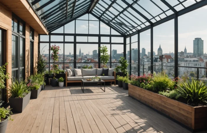 serre pour la terrasse
